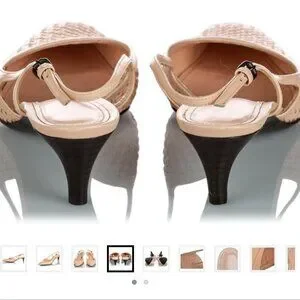 Bottega Veneta Shoes Bottega Veneta Pink Wicker Kitten Heel